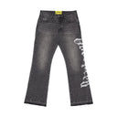 Godspeed OG Logo Flared Denim Printed Grey Wash one-kickz