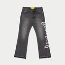 Godspeed OG Logo Flared Denim Printed Grey Wash