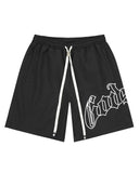 Godspeed OG Logo Nylon Shorts Black/White one-kickz