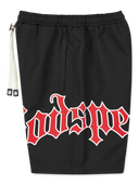 Godspeed OG Logo Nylon Shorts Bred
