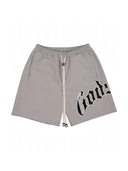 Godspeed OG Logo Nylon Shorts Grey one-kickz