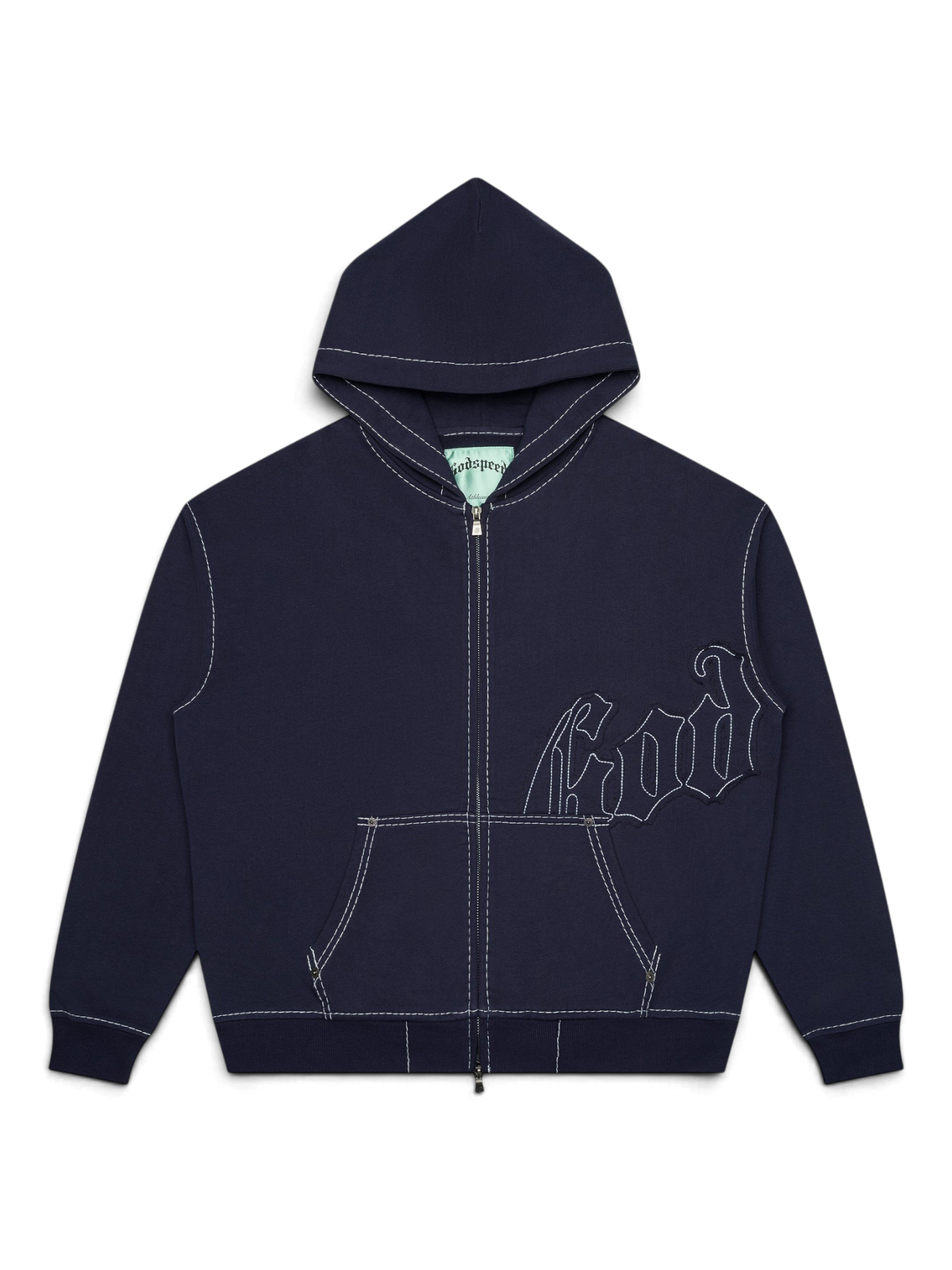 Godspeed Og Logo Sweatsuit Stitched Navy