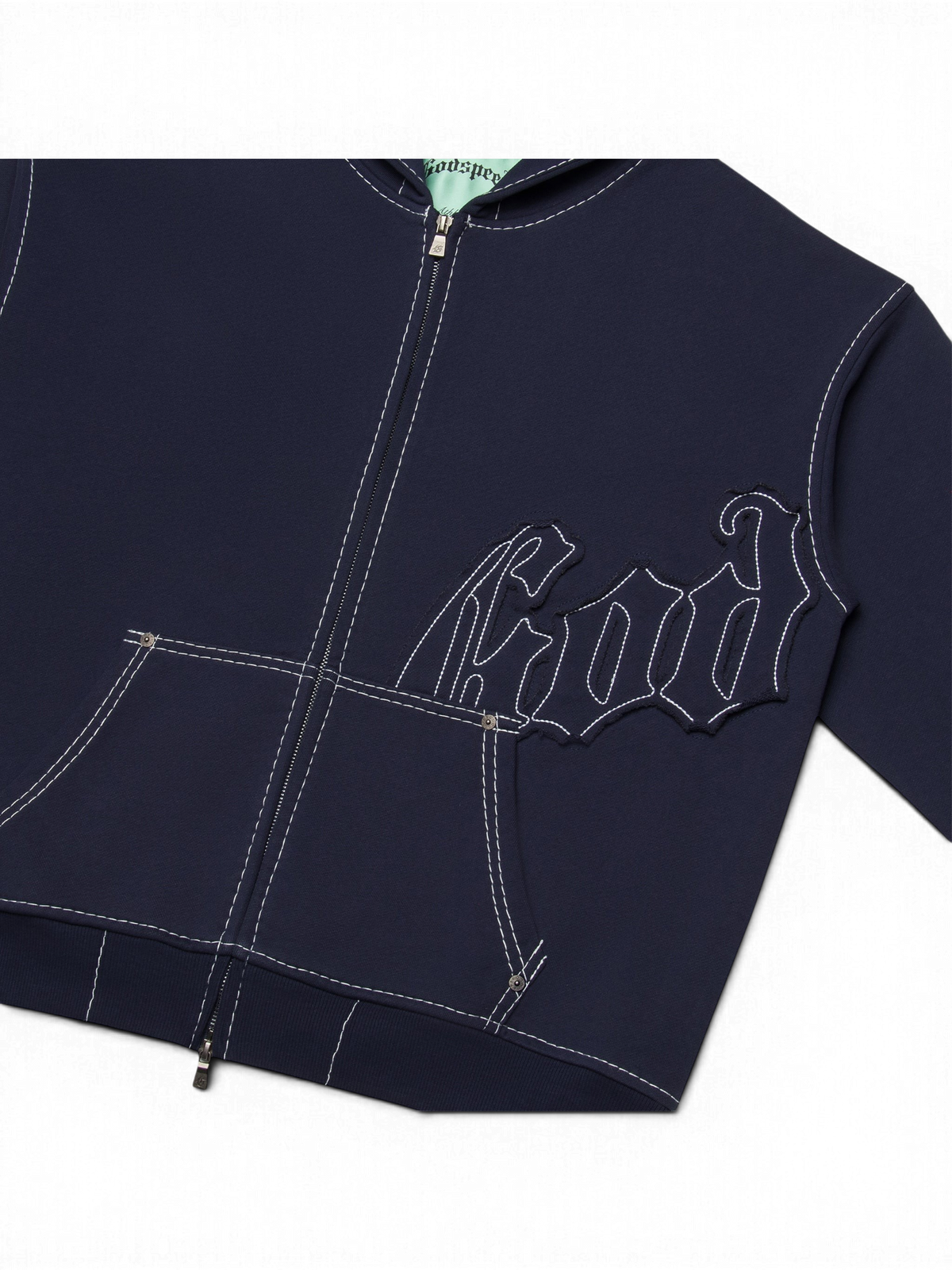 Godspeed Og Logo Sweatsuit Stitched Navy