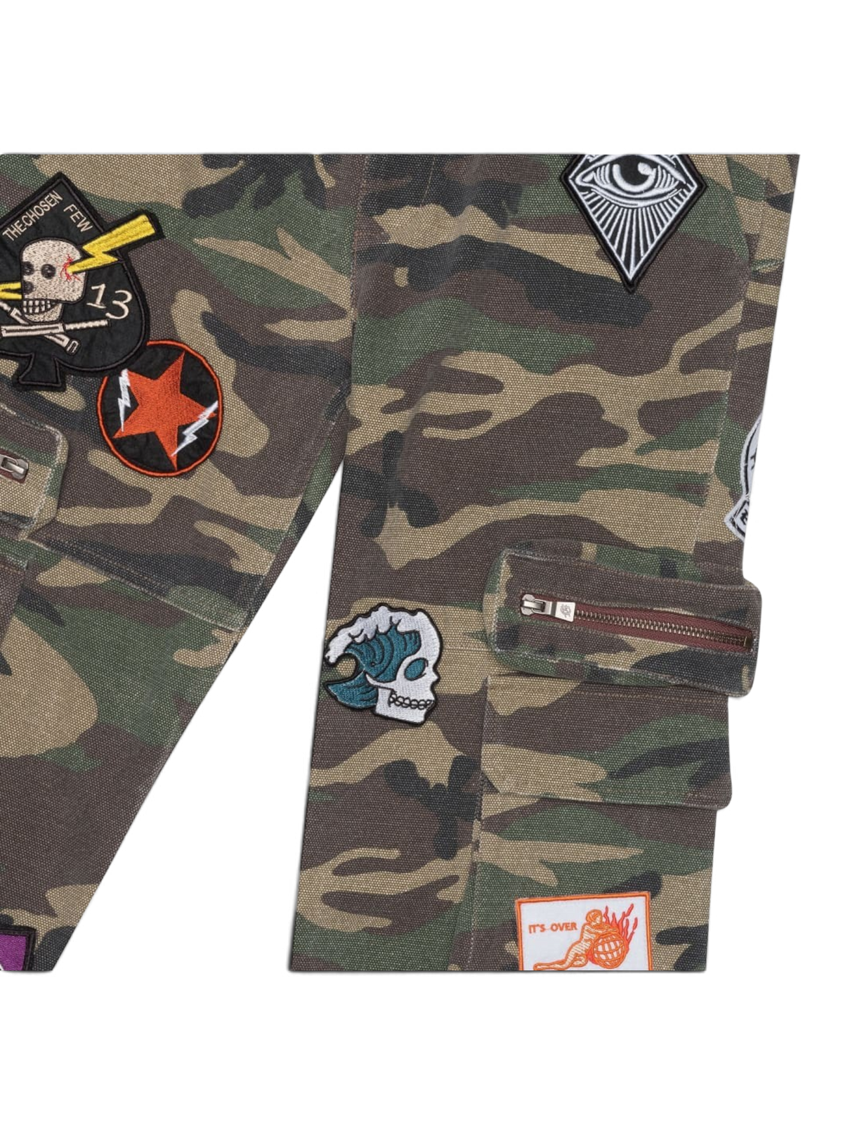 Godspeed Patchwork Flared Cargo Pants