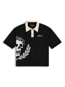 Godspeed Victor Oversized Crest Polo Black