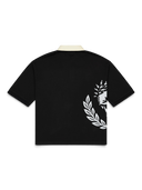 Godspeed Victor Oversized Crest Polo Black