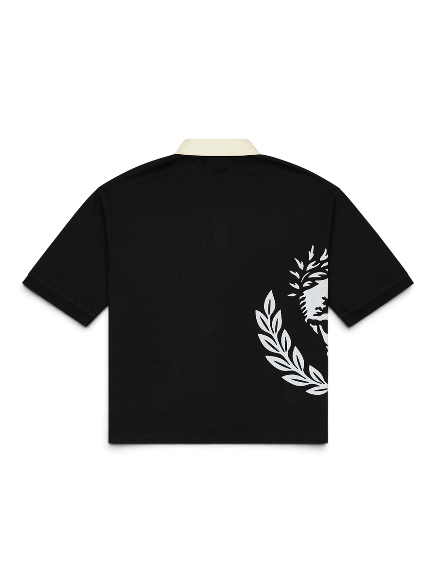 Godspeed Victor Oversized Crest Polo Black