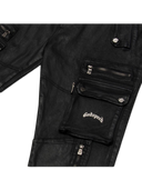 Godspeed Wax Flare Premium Cargo Pants Black