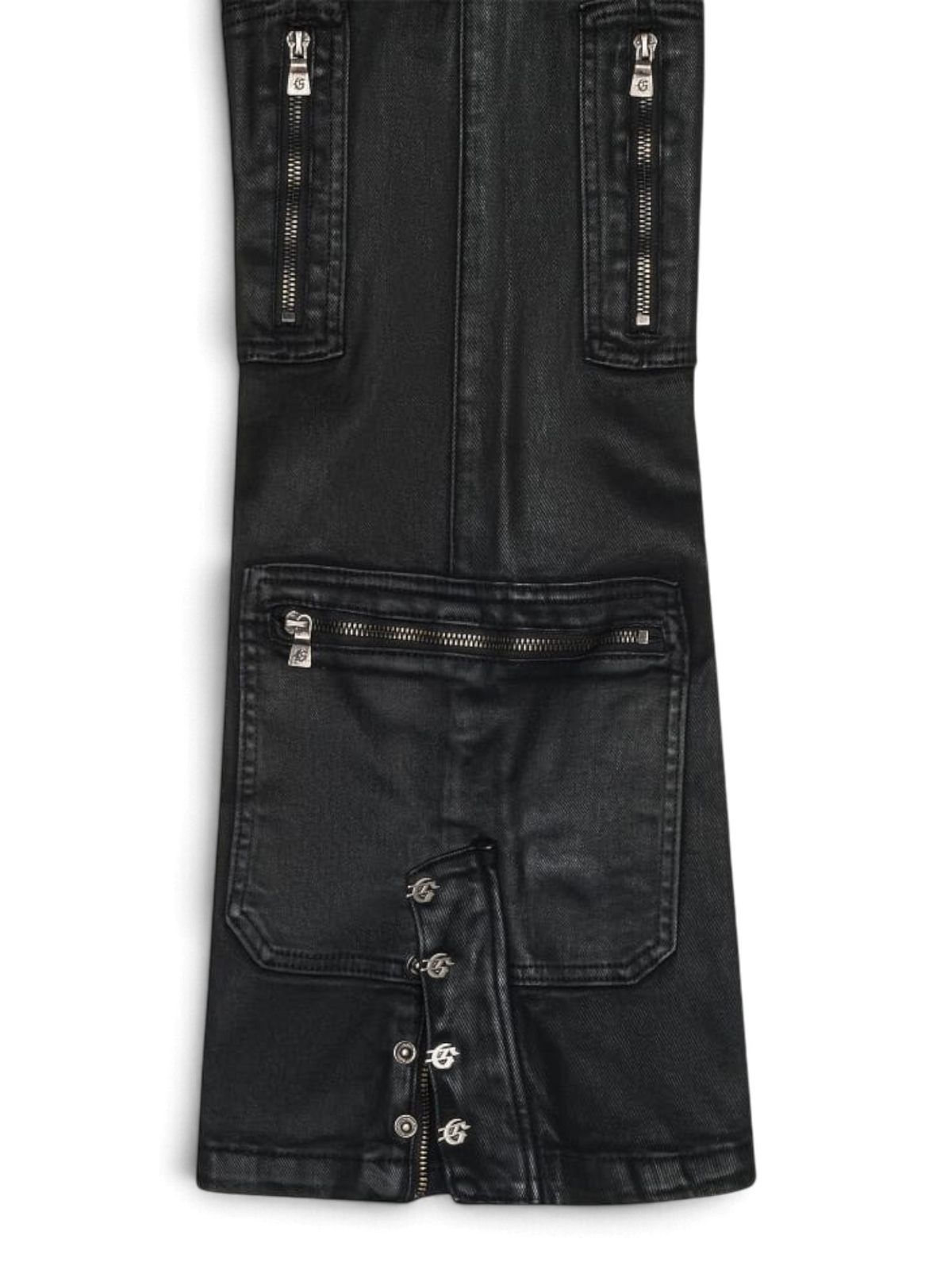 Godspeed Wax Flare Premium Cargo Pants Black