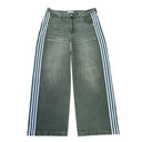 HCW TRACK JEANS GREEN WHITE one-kickz