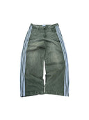 Heaven Can Wait Striped White Green Jean one-kickz