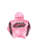 Hellstar Brainwashed Without Brain Hoodie Pink one-kickz
