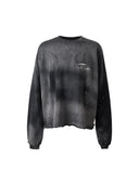 Hellstar Burned Tribal Oversize Crewneck Grey one-kickz