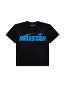 Hellstar Classic T-shirt Regular Print Black/Blue one-kickz