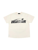 Hellstar Classic T-shirt White/Black Gel Print one-kickz