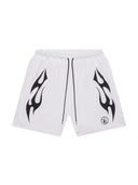 Hellstar Flame Short White Black one-kickz