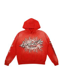 Hellstar Hoodie Records Graphic Red one-kickz