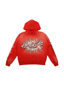 Hellstar Hoodie Records Graphic Red