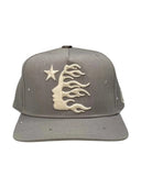 Hellstar OG Logo Rhinestone Cap Grey one-kickz