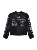 Hellstar Path To Paradise Black Longsleeve Tee one-kickz