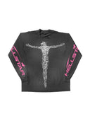 Hellstar Qr Christ L/S Tee Black one-kickz