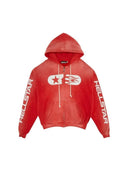 Hellstar Studios Red Zip Hoodie one-kickz