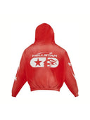 Hellstar Studios Red Zip Hoodie one-kickz