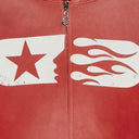 Hellstar Studios Red Zip Hoodie one-kickz