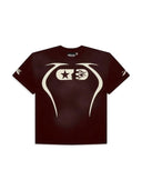 Hellstar Warm Up T-shirt Brown one-kickz