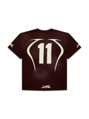 Hellstar Warm Up T-shirt Brown one-kickz
