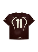 Hellstar Warm Up T-shirt Brown one-kickz