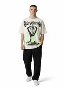 Hellstar Yoga Remix T-Shirt White/Greenglow one-kickz