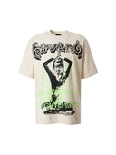 Hellstar Yoga Remix T-Shirt White/Greenglow one-kickz