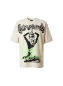 Hellstar Yoga Remix T-Shirt White/Greenglow one-kickz