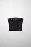 Diesel Black De-Ville Denim Tube Top