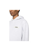 Jacquemus Le Hoodie Gros Grain Logo-Applique Top Grey one-kickz