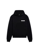 Jacquemus Le Hoodie Gross Grain Logo-Applique Top Black one-kickz