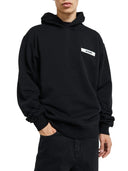 Jacquemus Le Hoodie Gross Grain Logo-Applique Top Black one-kickz