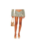 Jaded London Assasin Micro Mini Skirt In Blue Denim one-kickz