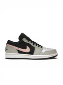 Jordan 1 Low Black Grey Pink one-kickz