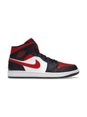 Jordan 1 Mid White Black Red (2022)