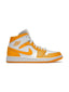 Jordan 1 Mid White University Gold Women's one-kickz