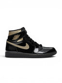 Jordan 1 Retro High Black Metallic Gold 2020 one-kickz