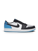 Jordan 1 Retro Low OG Black Dark Powder Blue one-kickz