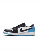 Jordan 1 Retro Low OG Black Dark Powder Blue one-kickz