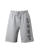 Lost Intricacy Ash Grey Patch Shorts one-kickz