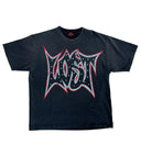 Lost intricacy Black Red Outline tee one-kickz
