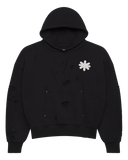 LostSHDWS DBL Destroyed Hoodie Black one-kickz