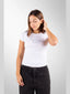 Marc Jacobs Charm Logo Shrunken T-Shirt White one-kickz