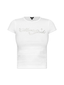 Marc Jacobs Charm Logo Shrunken T-Shirt White one-kickz